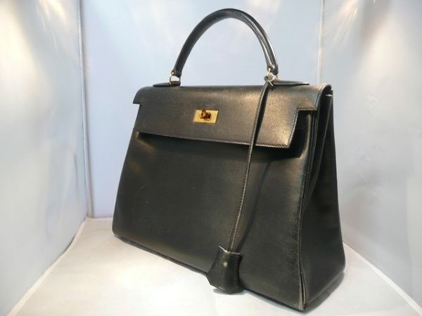 ＊エルメス　ケリーバッグ＊　染め直し、スレ傷補修